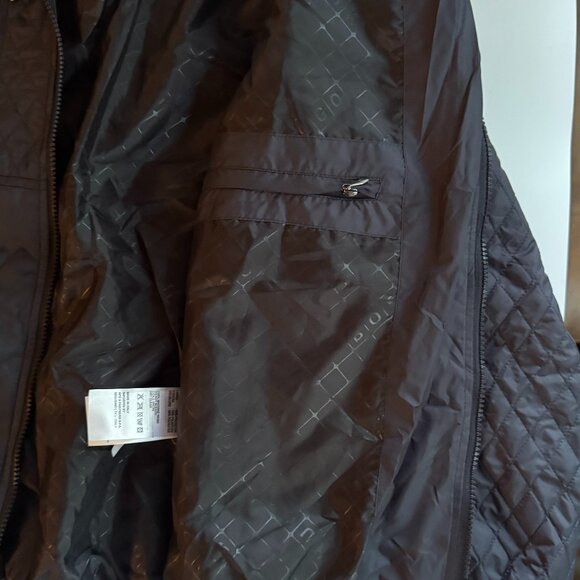 BOSS Men’s Lightweight Quilted Bomber Jacket Coat Sz XL – Navy Blue - Picture 11 of 12